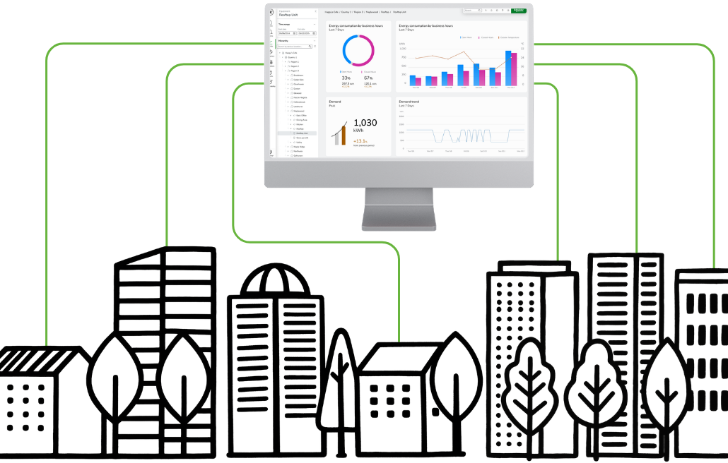 System do zarządzania rozproszoną infrastruktura budynkową. 